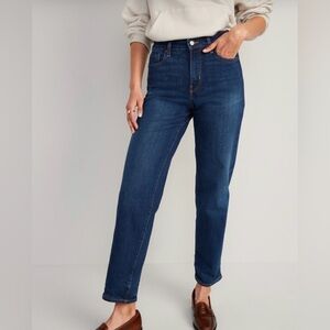 Old Navy High-Waisted OG Loose Jeans blue size 10 NWT
